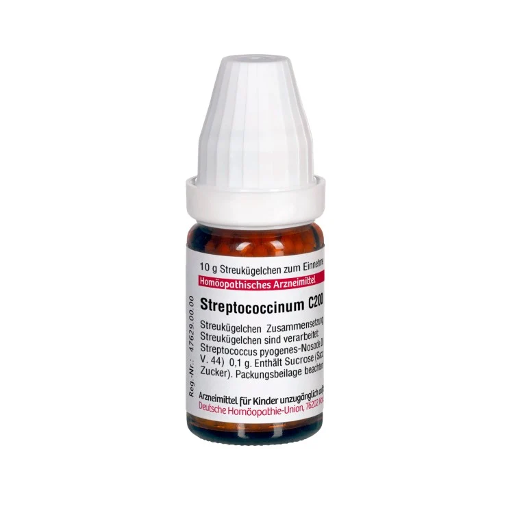 Streptococcinum C200 DHU Globuli, 10 g Globuli