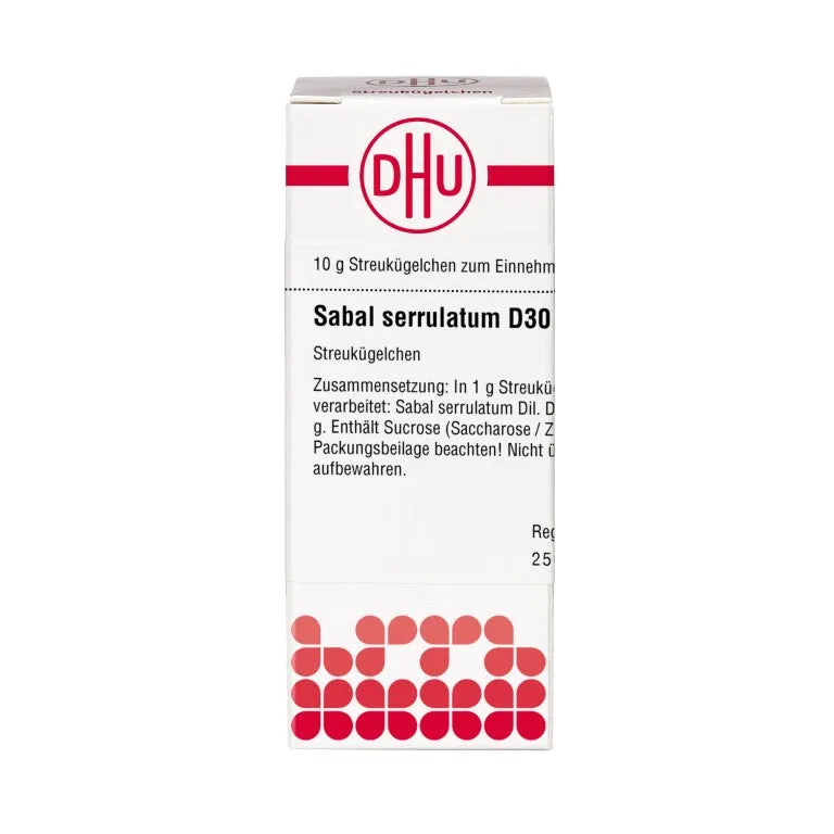Sabal serrulatum D30 DHU Globuli, 10 g Globuli