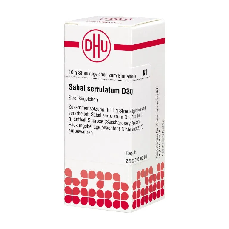 Sabal serrulatum D30 DHU Globuli, 10 g Globuli