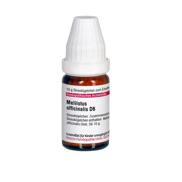 Melilotus officinalis D6 DHU Globuli, 10 g Globuli
