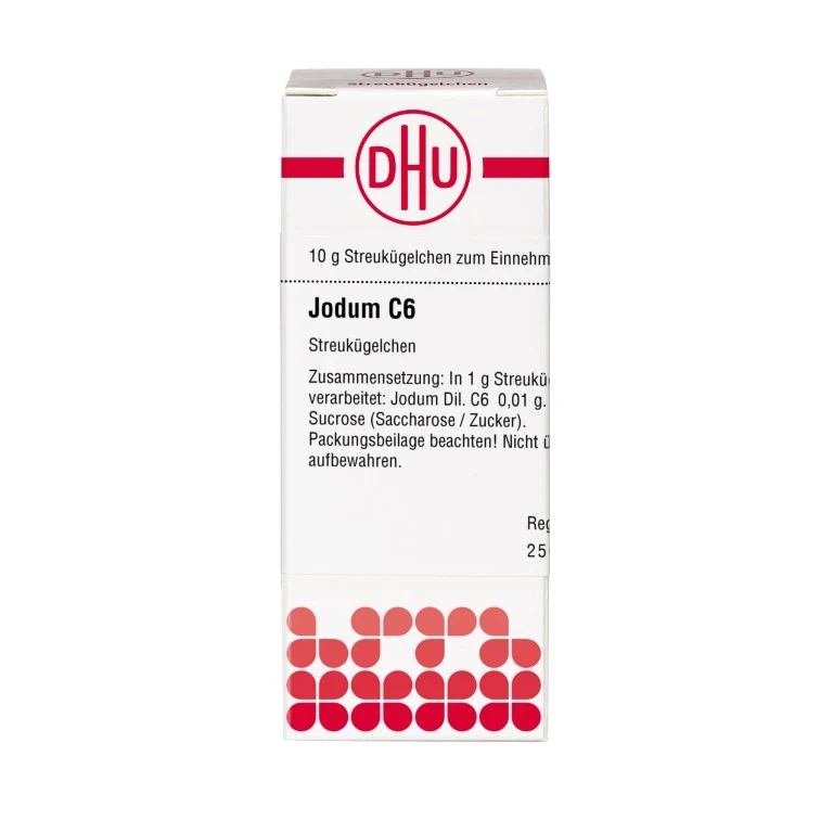 Jodum C6 DHU Globuli, 10 g Globuli