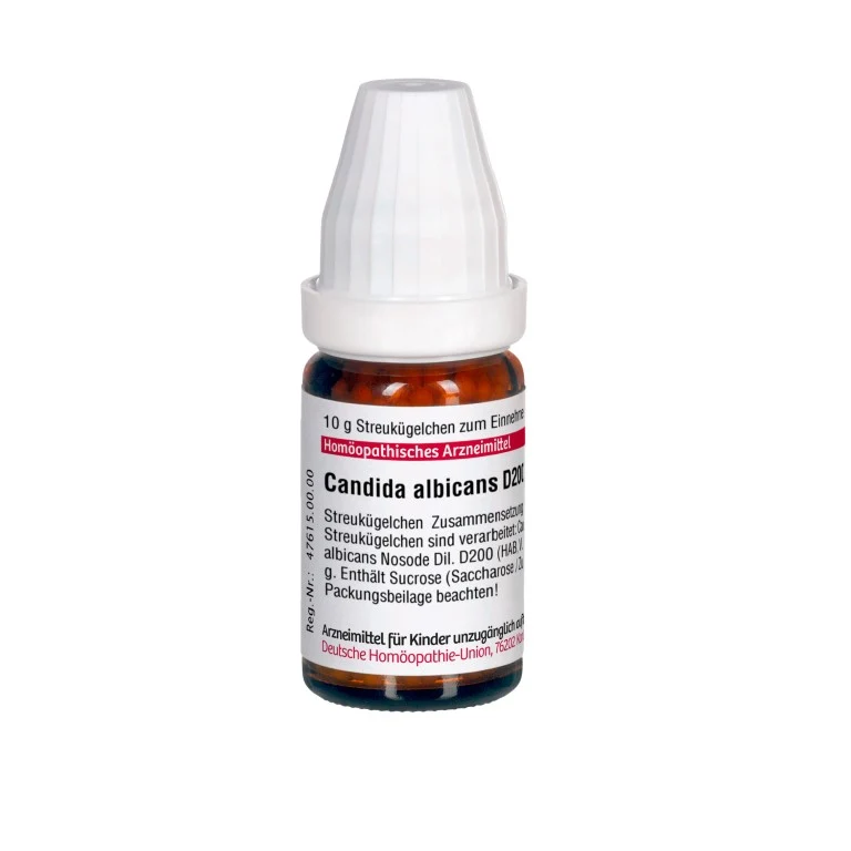 Candida albicans D200 DHU Globuli, 10 g Globuli
