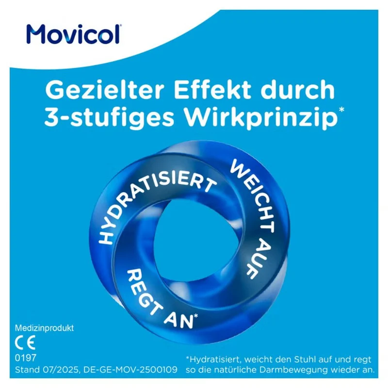 MOVICOL, Pulver zur Herstellung einer Lösung zum Einnehmen gegen Verstopfung, 50 St. Beutel