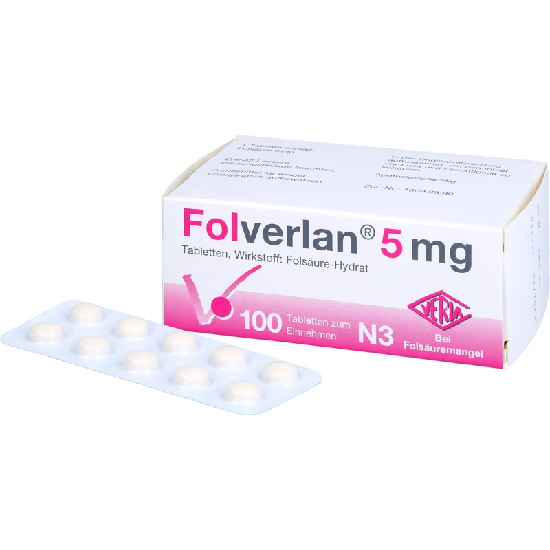 Folverlan 5 mg Tabletten, 100 St. Tabletten