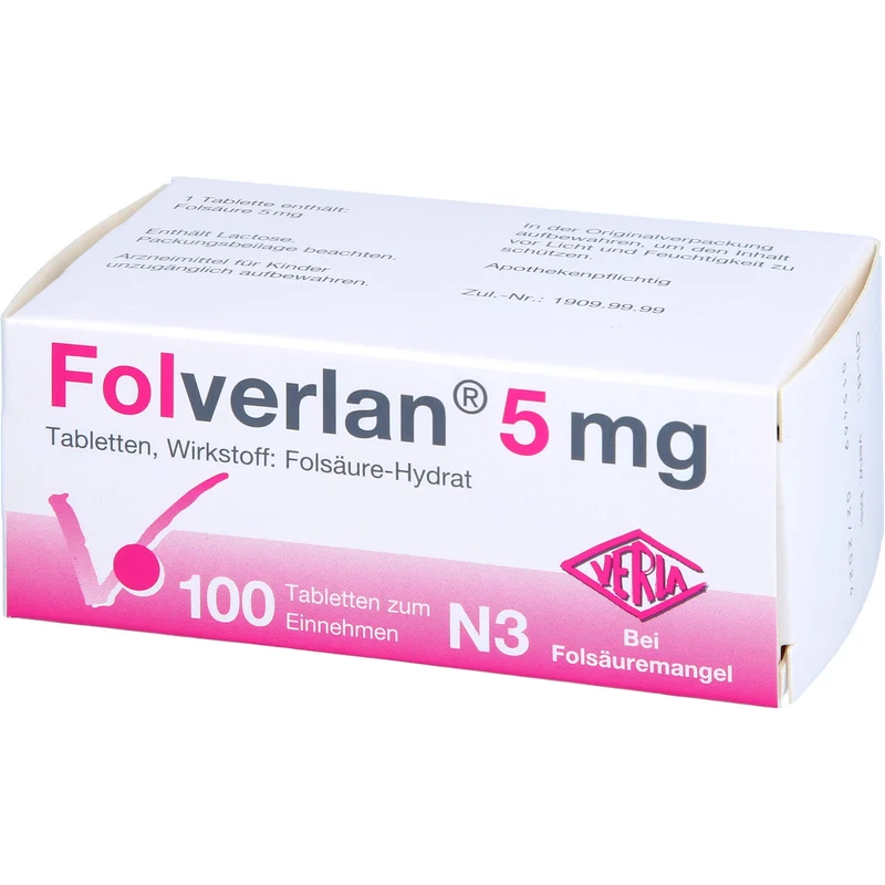 Folverlan 5 mg Tabletten, 100 St. Tabletten