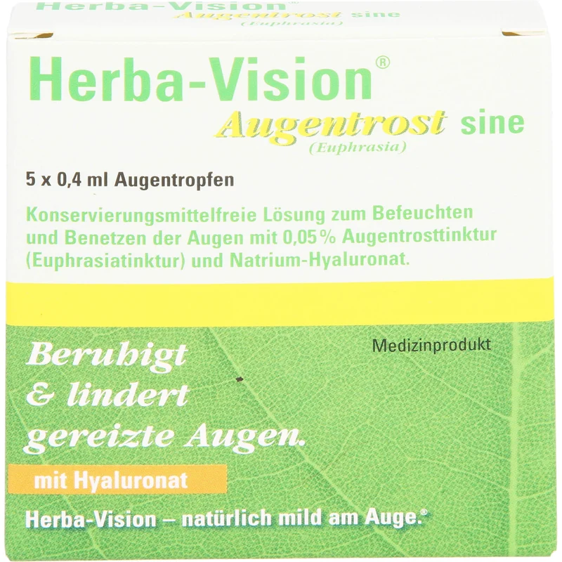 Herba-Vision Augentrost sine (Euphrasia), 5 St. Ampullen