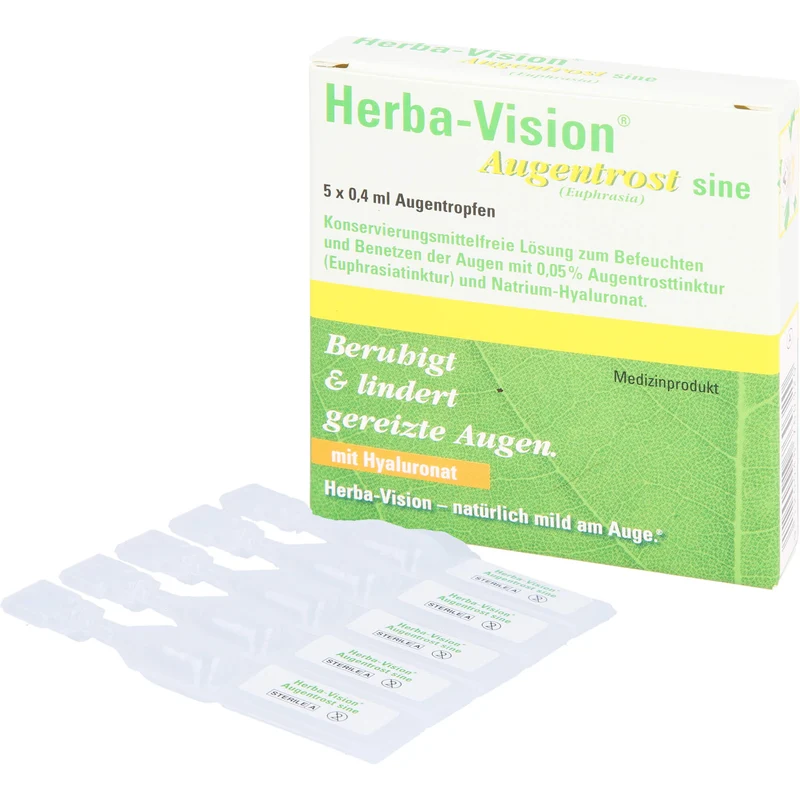 Herba-Vision Augentrost sine (Euphrasia), 5 St. Ampullen