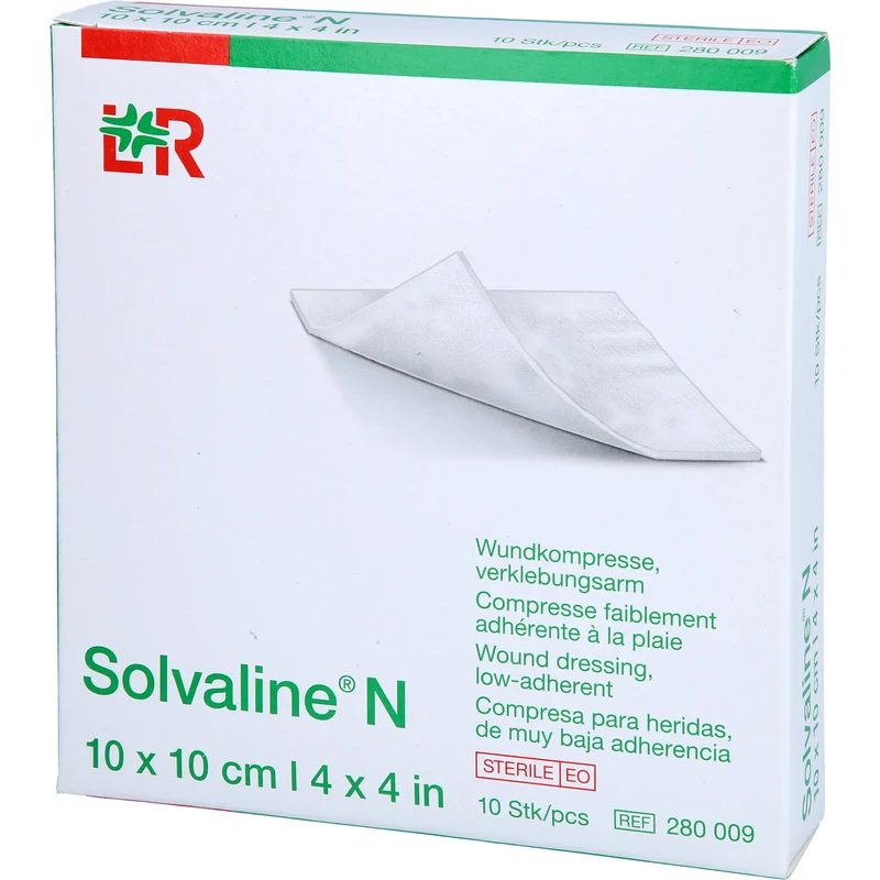 Solvaline N 10x10 cm, 10 St. Kompressen
