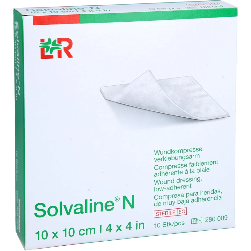 Solvaline N 10x10 cm, 10 St. Kompressen