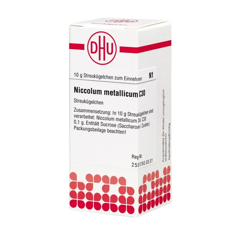 Niccolum metallicum C30 DHU Globuli, 10 g Globuli