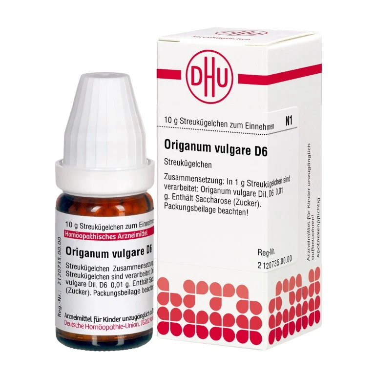 Origanum vulgare D6 DHU Globuli, 10 g Globuli