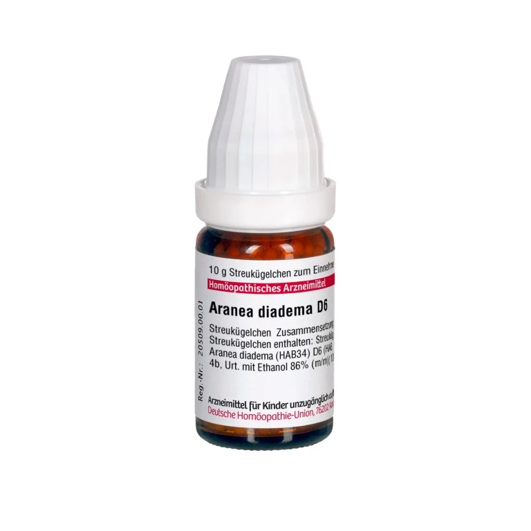 Aranea diadema D6 DHU Globuli, 10 g Globuli