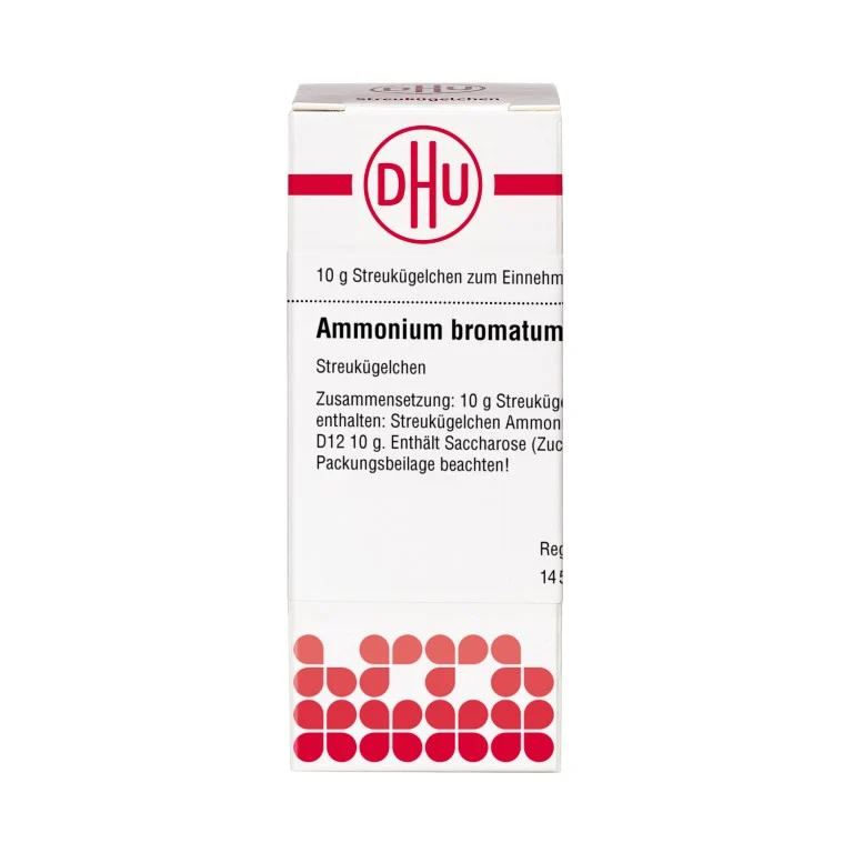 Ammonium bromatum D12 DHU Globuli, 10 g Globuli