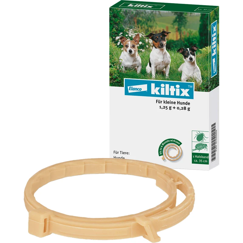 Elanco kiltix für kleine Hunde Ektoparasitizid-Halsband gegen Zecken und Flöhe, 1 St. Halsband