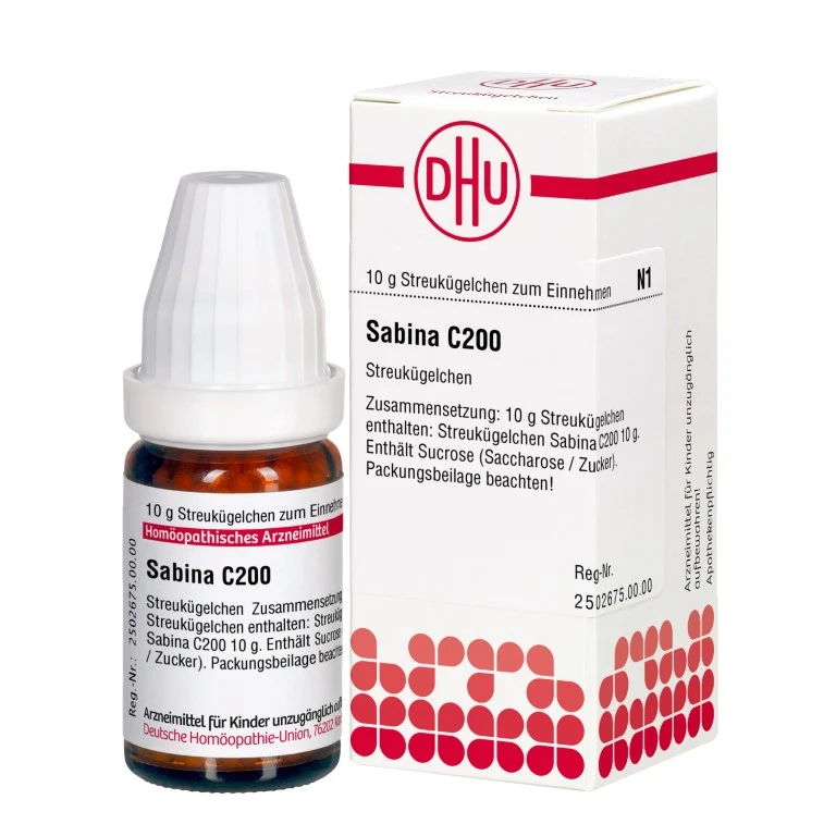 Sabina C200 DHU Globuli, 10 g Globuli