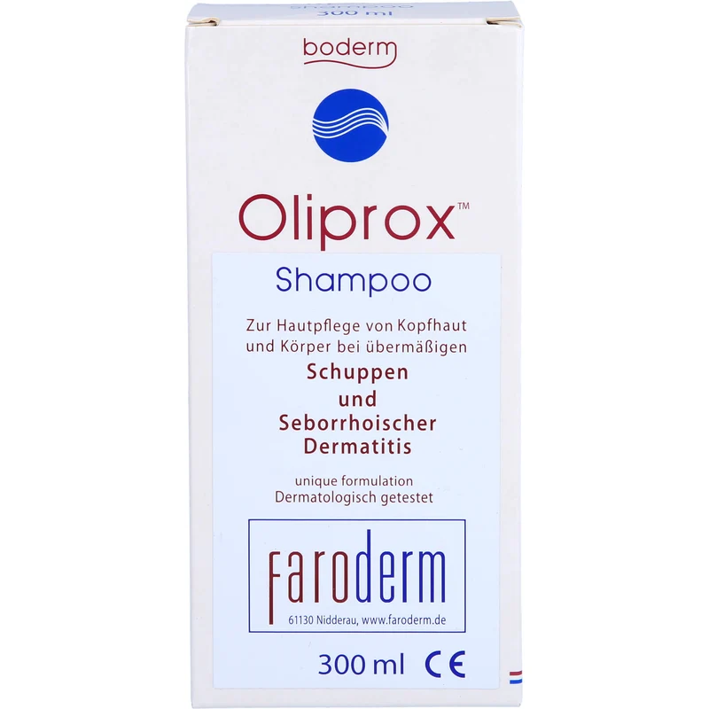 Oliprox Shampoo CE b. Schuppen u. seborrh. Dermat., 300 ml Lösung
