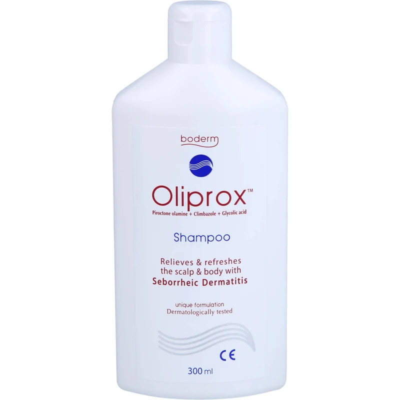 Oliprox Shampoo CE b. Schuppen u. seborrh. Dermat., 300 ml Lösung