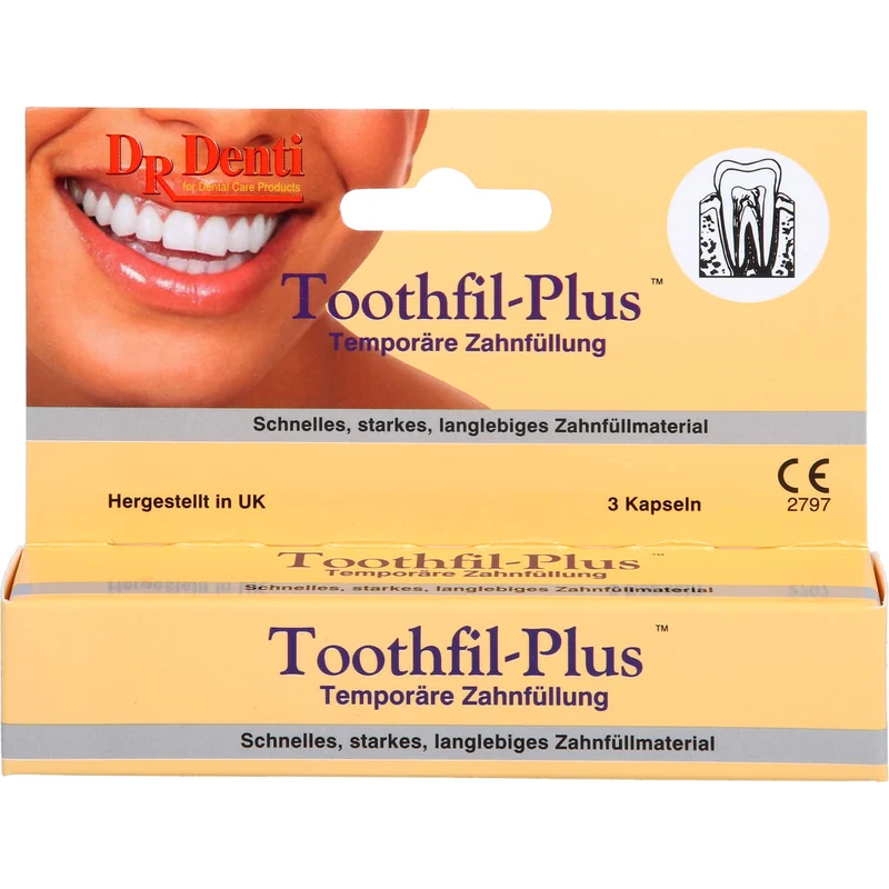 Dr.Denti Toothfil-Plus temporäre Zahnfüllung, 3 St. Kapseln