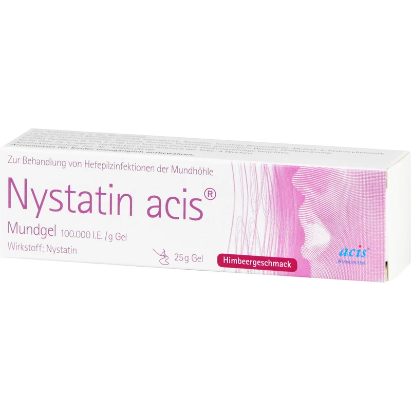Nystatin acis Mundgel, 100.000 I.E./g Gel, 25 g Gel