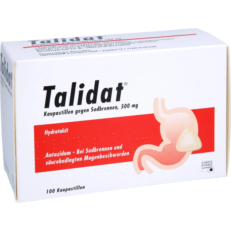 Talidat Kaupastillen gegen Sodbrennen, 100 St. Pastillen