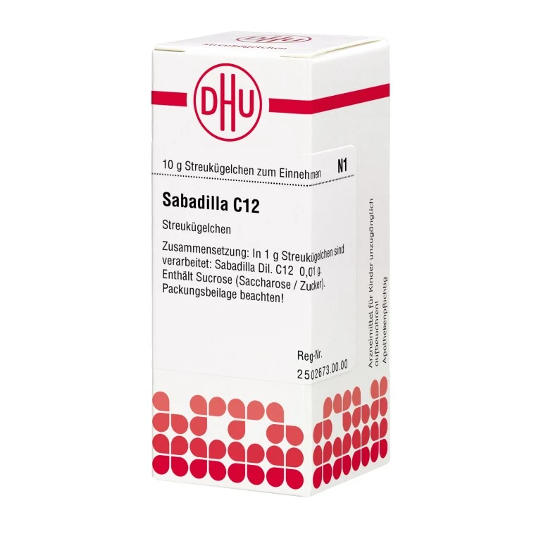Sabadilla C12 DHU Globuli, 10 g Globuli