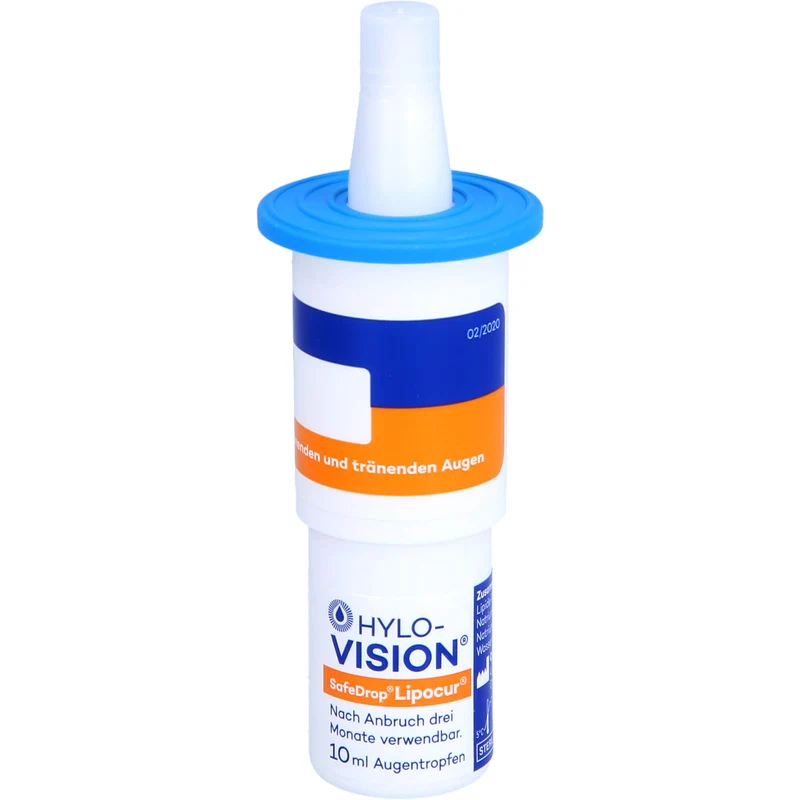Hylo-Vision SafeDrop Lipocur Augentropfen bei Trockenheitsgefühl, brennenden und tränenden Augen, 20 ml Lösung