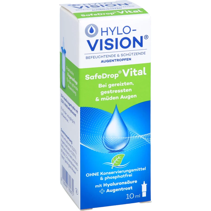 HYLO-VISION SafeDrop Vital Augentropfen, 10 ml Lösung