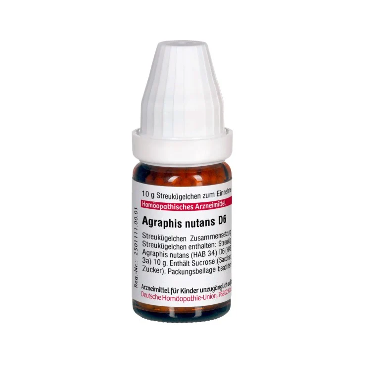 Agraphis nutans D6 DHU Globuli, 10 g Globuli
