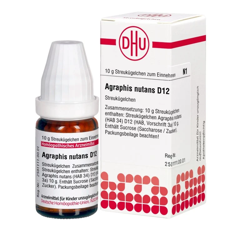 Agraphis nutans D12 DHU Globuli, 10 g Globuli