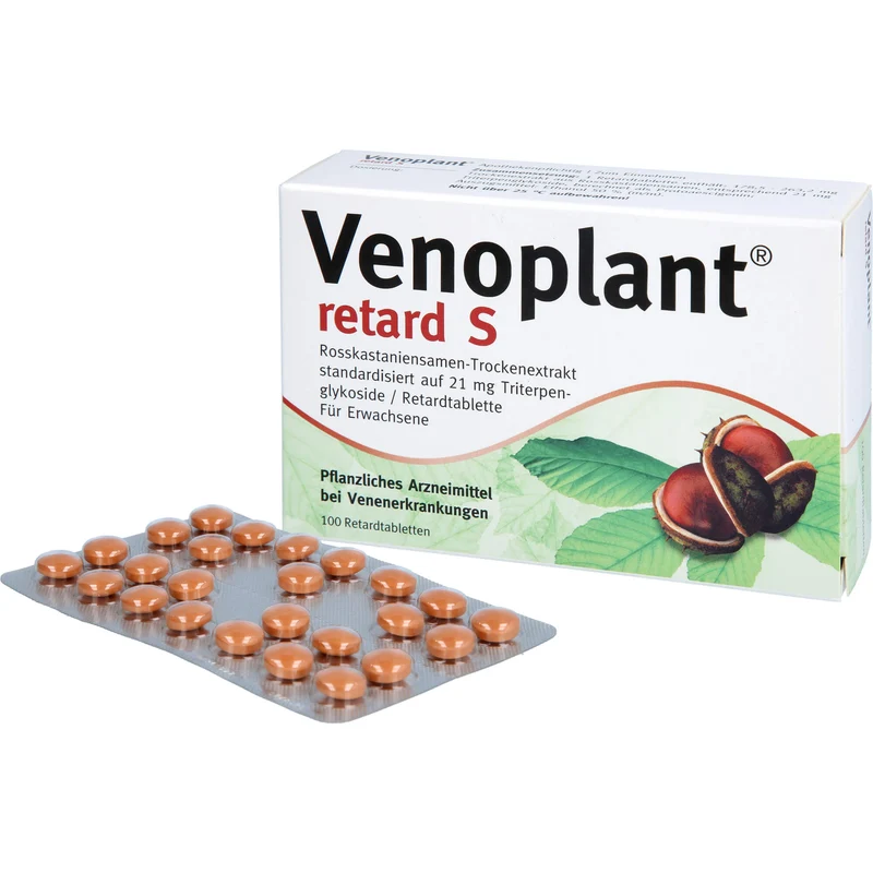 Venoplant retard S Tabletten bei Schmerzen und Schweregefühl in den Beinen, 100 St. Tabletten
