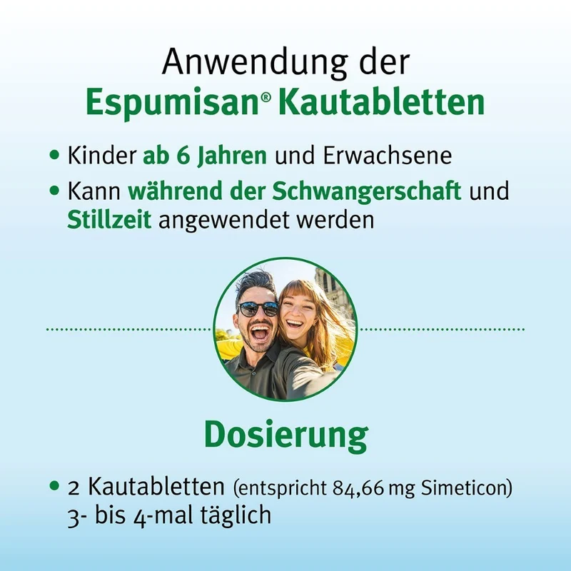 Espumisan Kautabletten, 500 St. Tabletten