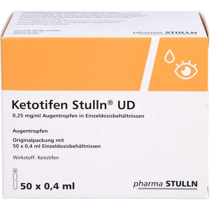Ketotifen Stulln Ud Augent, 50X0.4 ml EDP