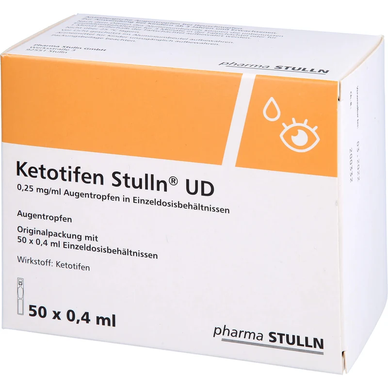 Ketotifen Stulln Ud Augent, 50X0.4 ml EDP