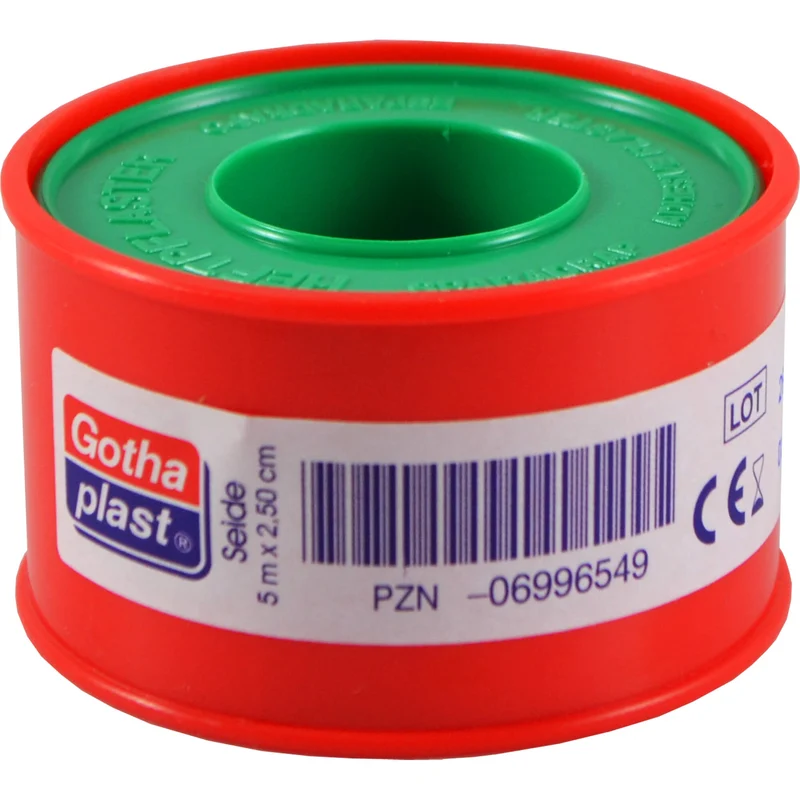 Gotha-SILK Heftpflaster Seide 5mx2,5cm, 1 St. Pflaster