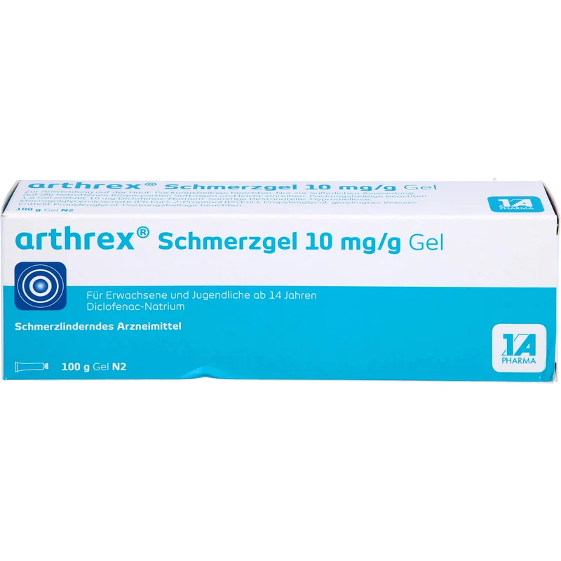 Arthrex Schmerzgel bei akuten Zerrungen, Verstauchungen oder Prellungen, 100 g Gel