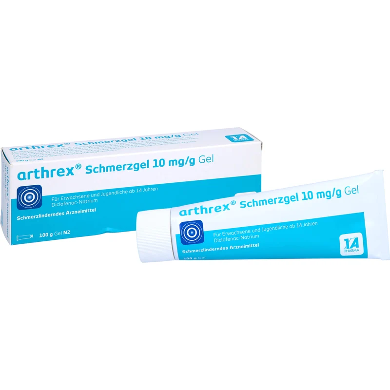Arthrex Schmerzgel bei akuten Zerrungen, Verstauchungen oder Prellungen, 100 g Gel