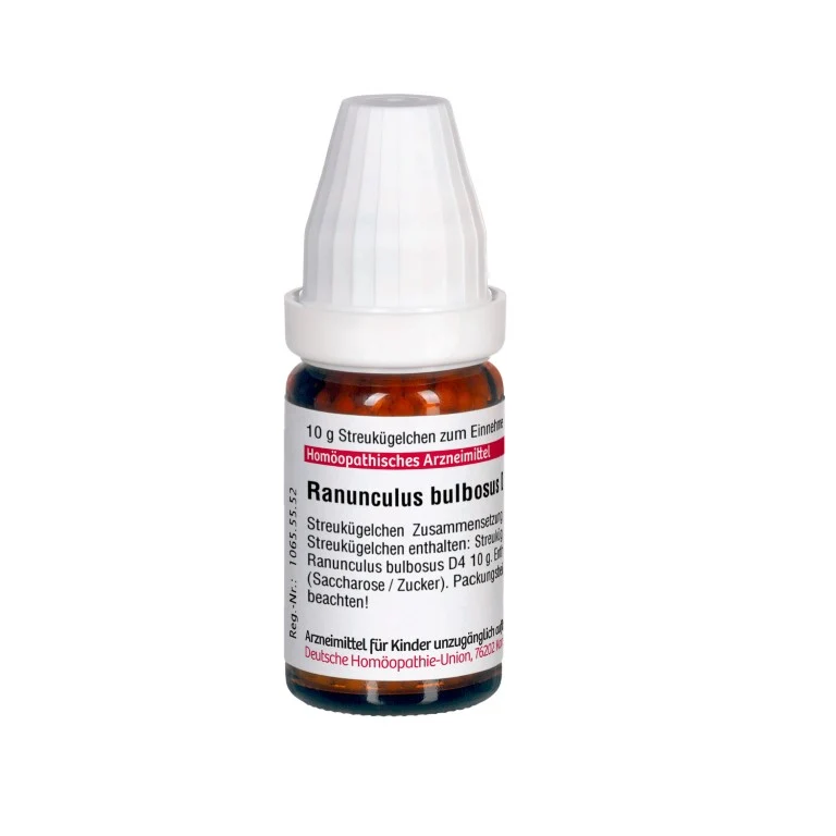 Ranunculus bulbosus D4 DHU Globuli, 10 g Globuli