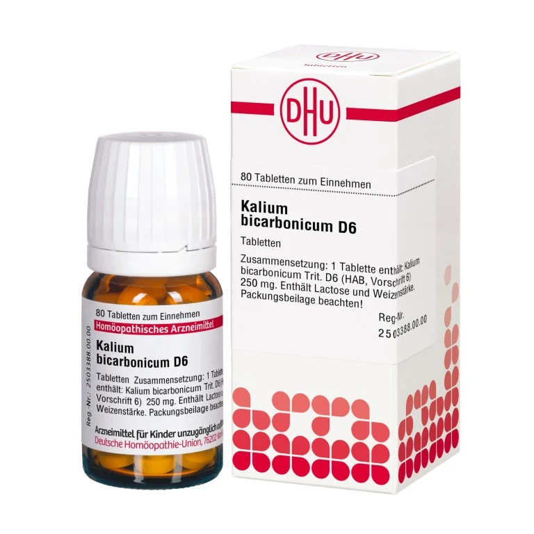 Kalium bicarbonicum D6 DHU Tabletten, 80 St. Tabletten