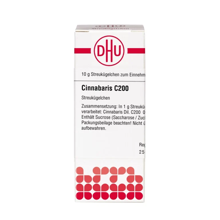 Cinnabaris C200 DHU Globuli, 10 g Globuli