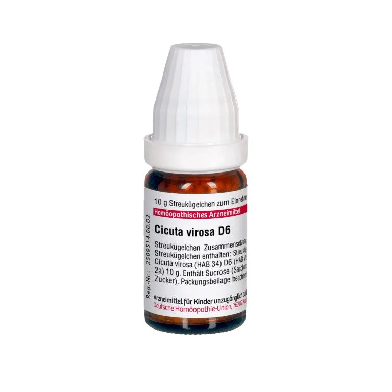 Cicuta virosa D6 DHU Globuli, 10 g Streukügelchen