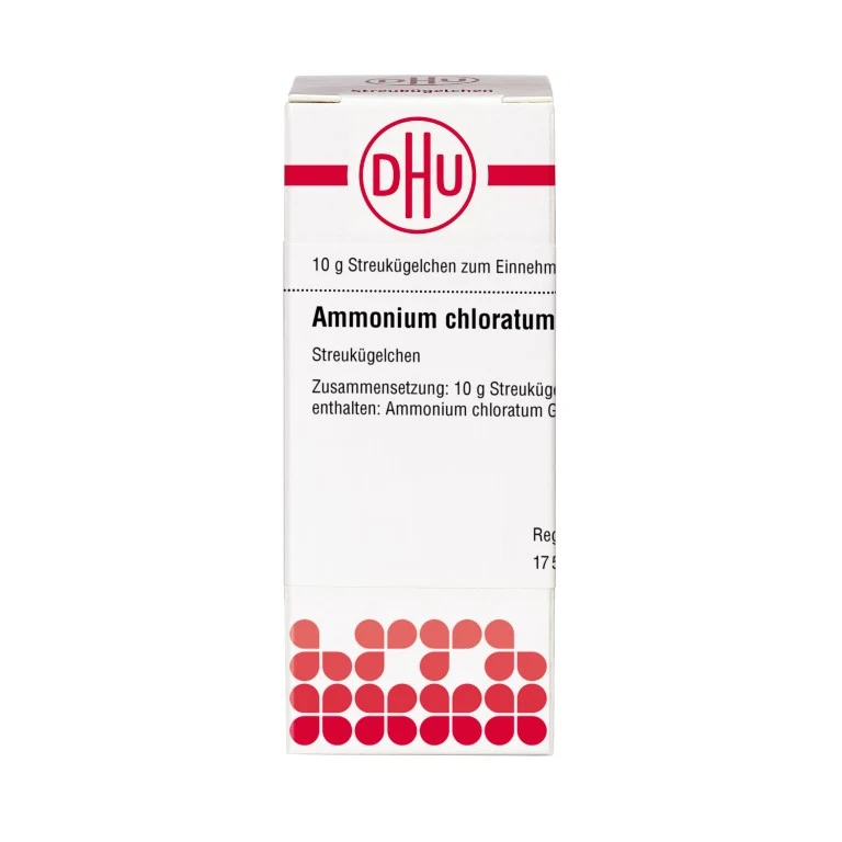 Ammonium chloratum D6 DHU Globuli, 10 g Globuli