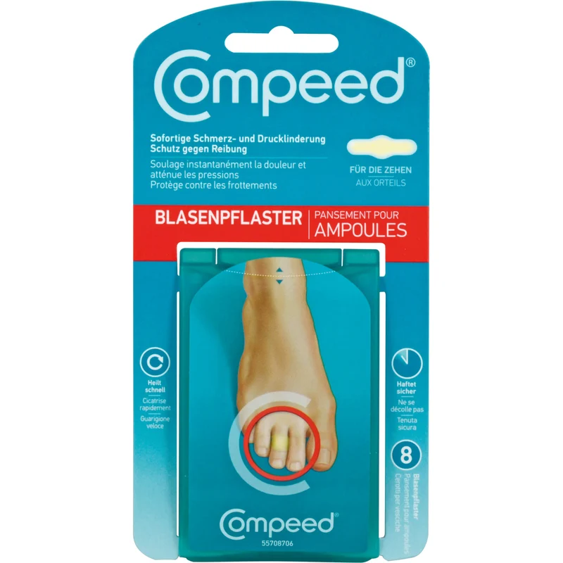 COMPEED Blasenpflaster für die Zehen, 8 St. Pflaster