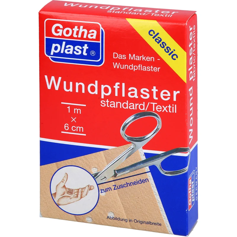 Gothaplast Wundpflaster classic standard Textil 1 m x 6 cm, 1 St. Pflaster
