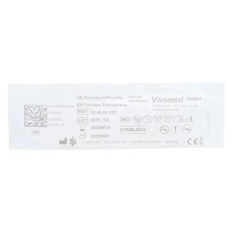 PARAM Polystyrol-Pinzette transparent, 1 St. Pinzette
