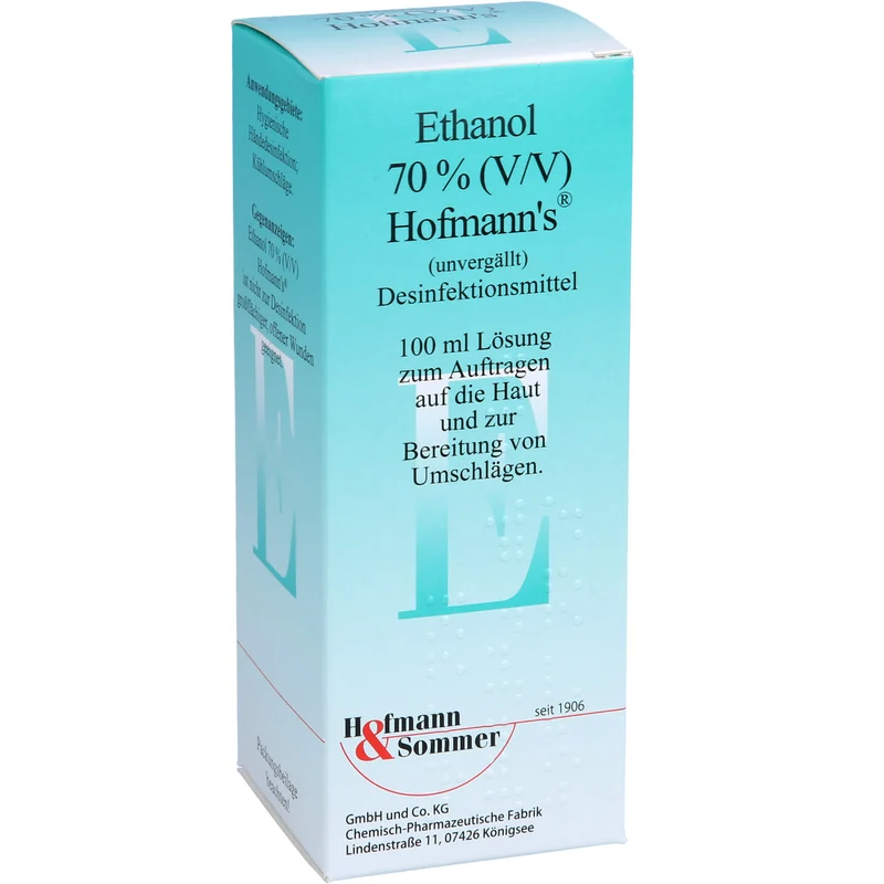 Hofmann's Ethanol 70% (V/V) Desinfektionsmittel, 100 ml Lösung