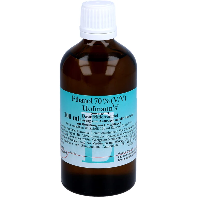 Hofmann's Ethanol 70% (V/V) Desinfektionsmittel, 100 ml Lösung
