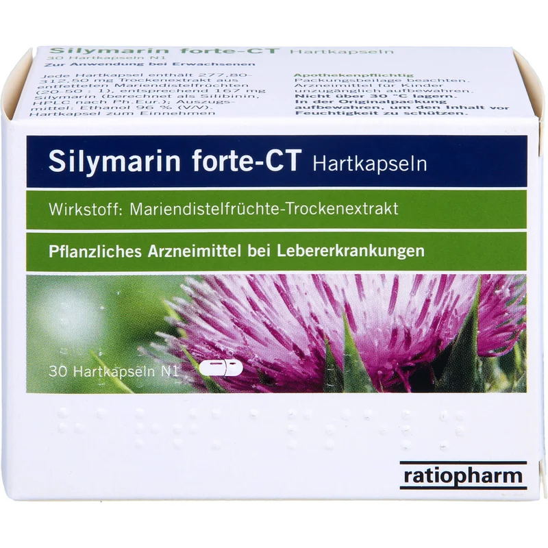 Silymarin forte-CT Hartkapseln, 30 St HKP