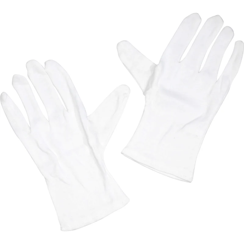BAUMWOLLHANDSCH/UEBERL GR8, 2 St. Handschuhe