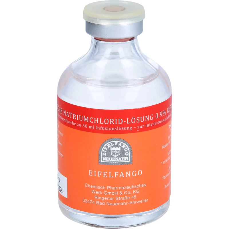 EIFELFANGO Isotonische Natriumchlorid-Lösung 0,9 % Infusionslösung, 50 ml Lösung