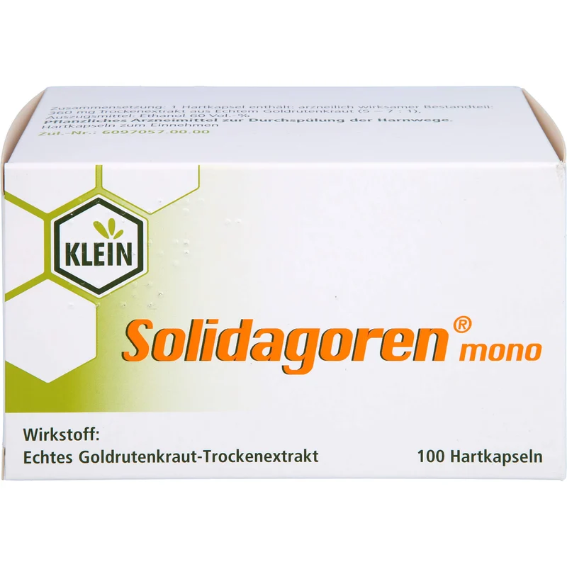 Solidagoren mono Hartkapseln zur Durchspülung der Harnwege, 100 St. Kapseln